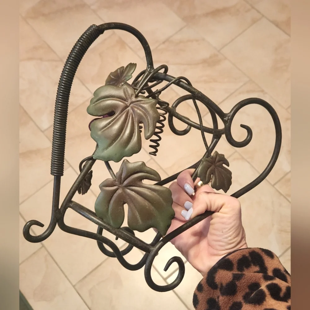 Williams Sonoma Wrought Iron Wine Bottle Holder